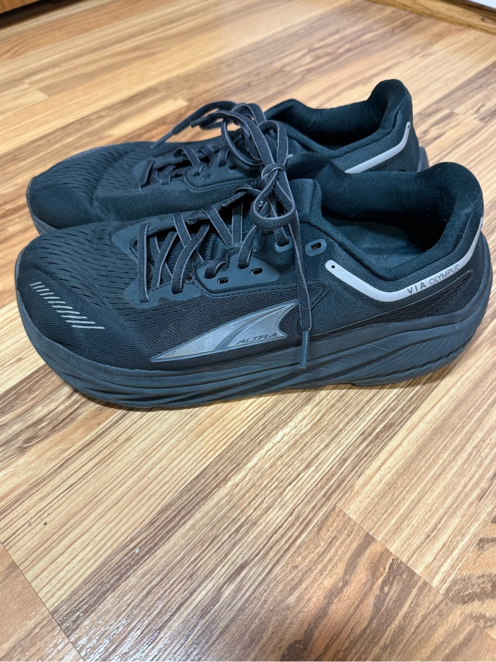 Altra Black VIA Olympus Running Shoes, Sz 10